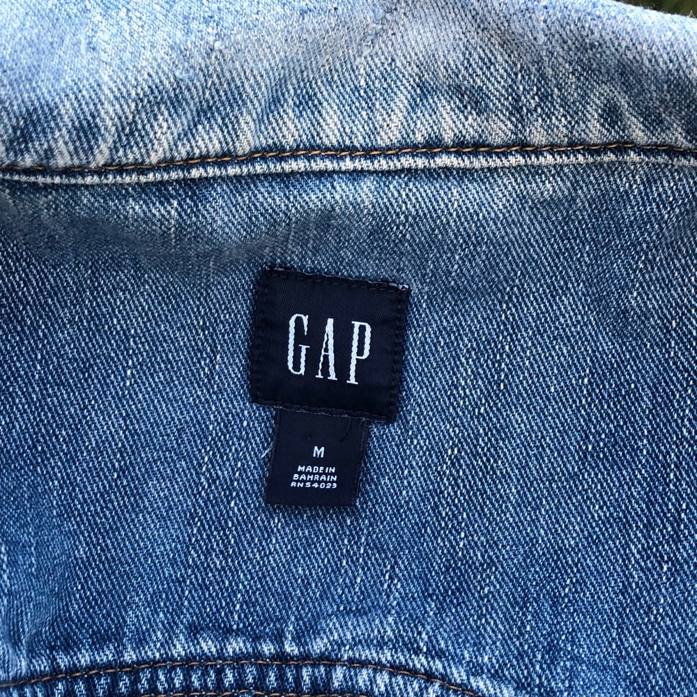 Distressed Gap Denim & Rhinestone Jacket - Picture 14 of 15